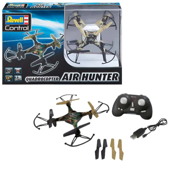 Revell Control RC Quadcopter Air Hunter 2.4ghz Aircraft Drone Toy