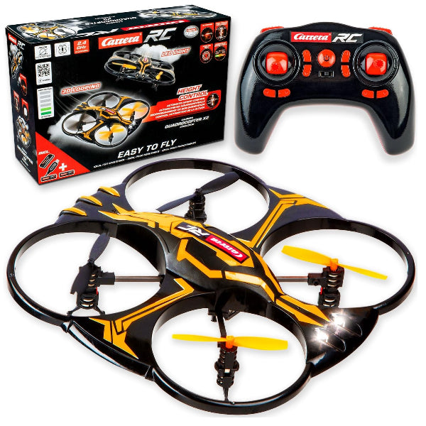 Carrera Quickfly X2 Quadcopter Drone-Black/Orange