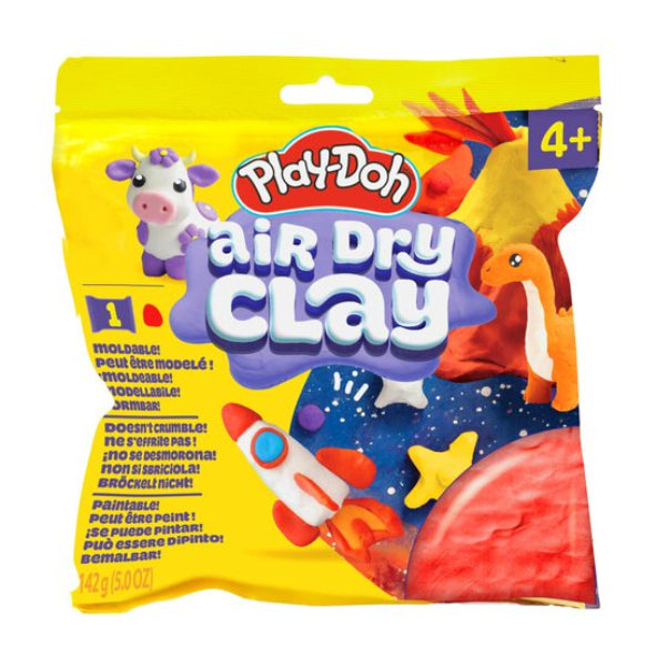 Play-Doh Air Dry Clay 5 Oz Red Modeling Clay In Resealable Bag