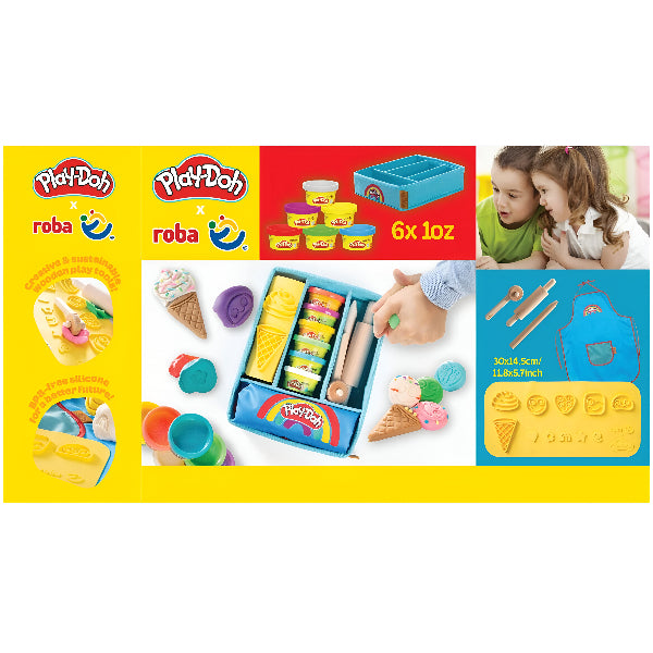 Roba × Play-Doh Creative Play Mat With Apron For Children