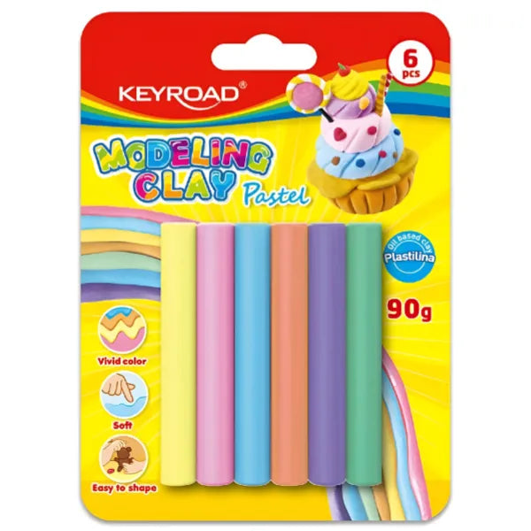 Keyroad Modelling Clay Set Multicolor-90 g (DGGS177)
