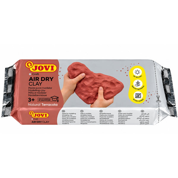 Jovi Air Dry Clay Air-Hardening Modelling Clay 250 G Brown