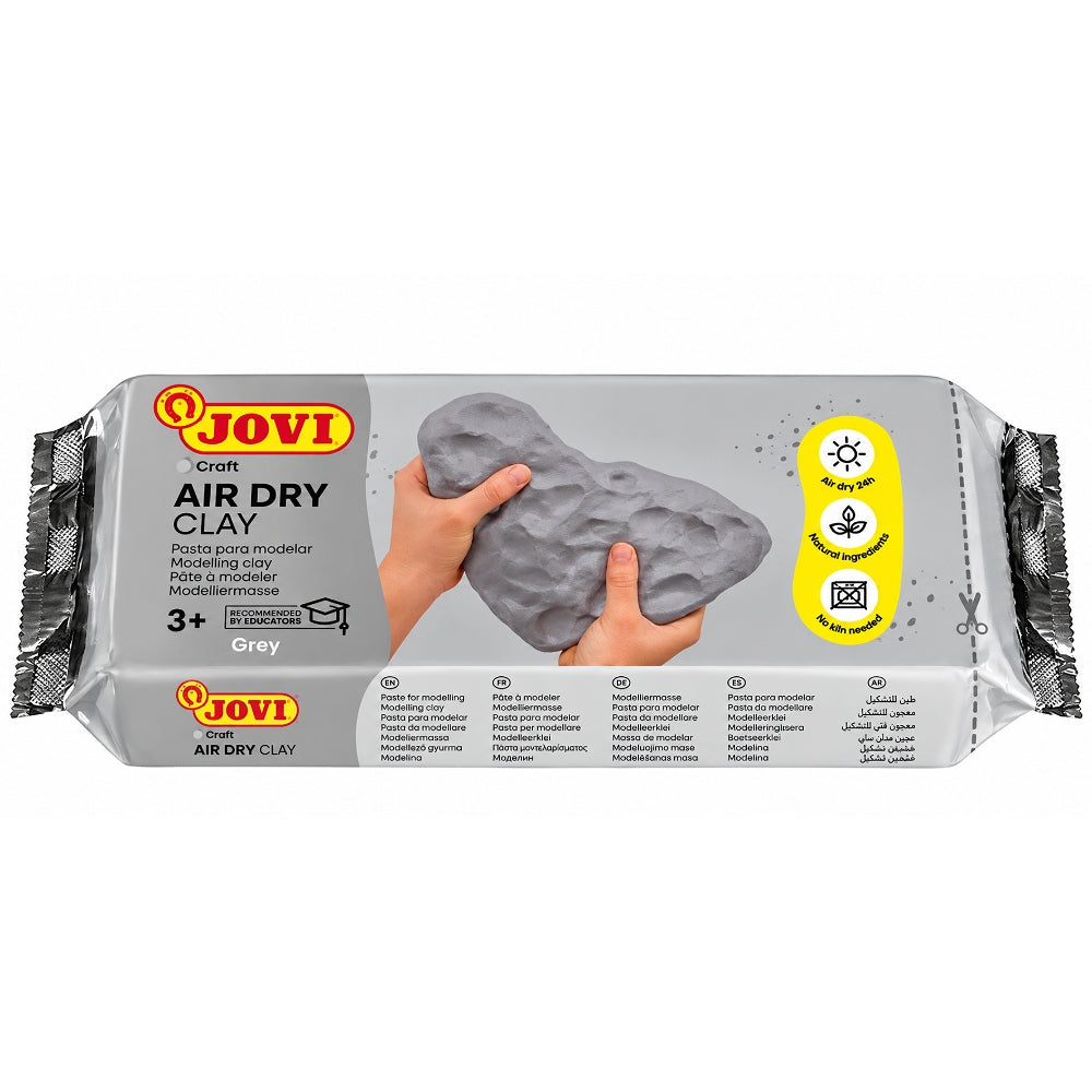 Jovi Air-Hardening Modelling Clay 250g 3+ Years - Grey