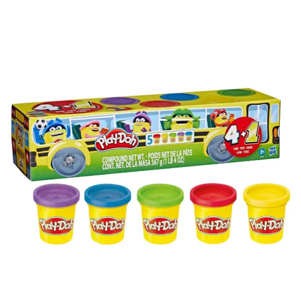 Play-Doh Back to School 5-Pack of Modeling Compound Dough Set