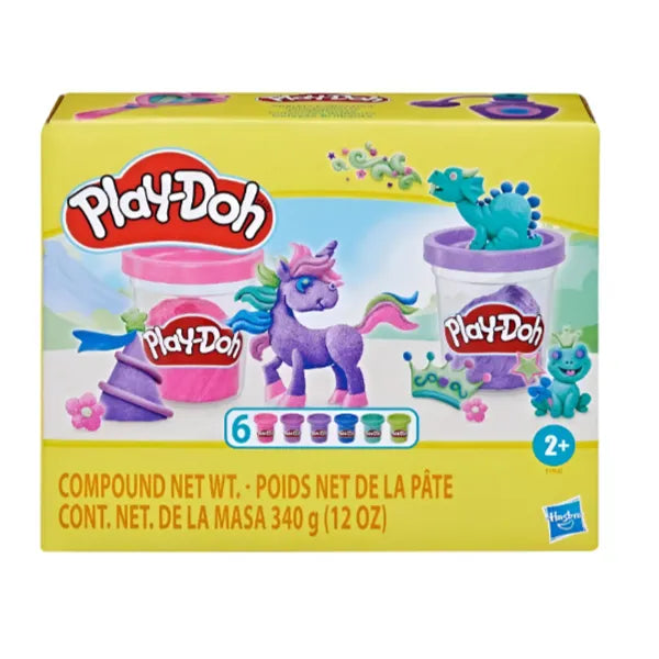 Play-Doh 6 Pack Sparkle Collection Arts and Crafts Dough Can Set