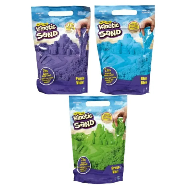 Kinetic Sand Colour Bag For Molding and Creating For kids -Sold Seperetely Subject To Availability - 2lbs