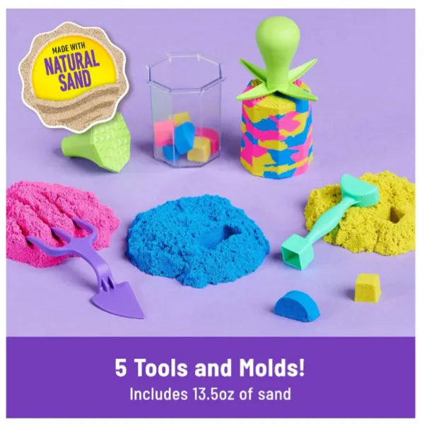 Kinetic Sand Squish N’ Sensory Create Toy Playset alternate