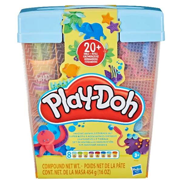 Play-Doh Imagine Animals Storage Set With Dough Set - (DGLT168)