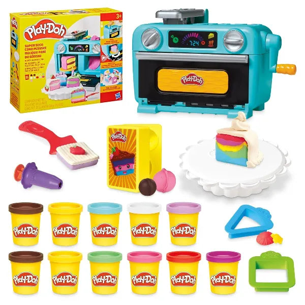 Play-Doh Super Slice Cake Playset – Toy Oven with Accessories