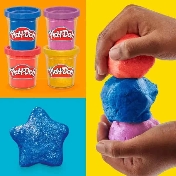 Play-Doh Shimmery Metallic 4-Pack – Sparkly Compound for Creative Play alternate