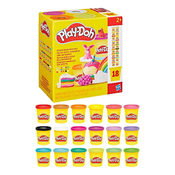 Play-Doh Imagine Anything 18-Pack – Modeling Compound Set for Kids