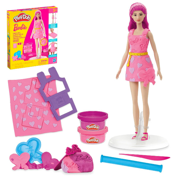 Play-Doh Barbie Hearts And Hair Set