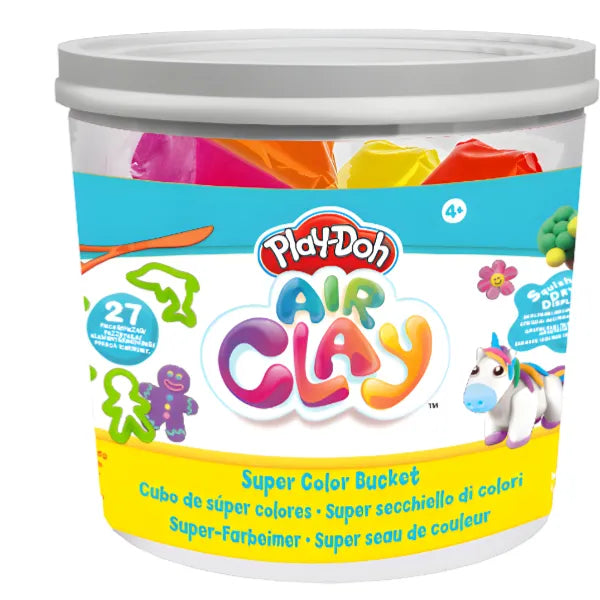Play-Doh Air Clay Super Colour Bucket