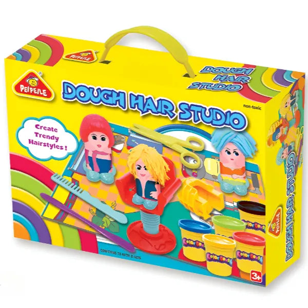 Peipeile Dough Hair Studio Play Set For Kids