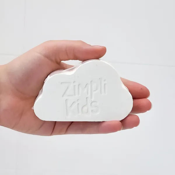 Zimpli Kids Baff Bomb White Rainbow Cloud Effect alternate