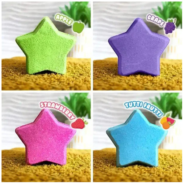 Zimpli Kids Baff Bombz كرات استحمام فوارة على شكل نجوم - 4 عبوات (140 جرام) alternate