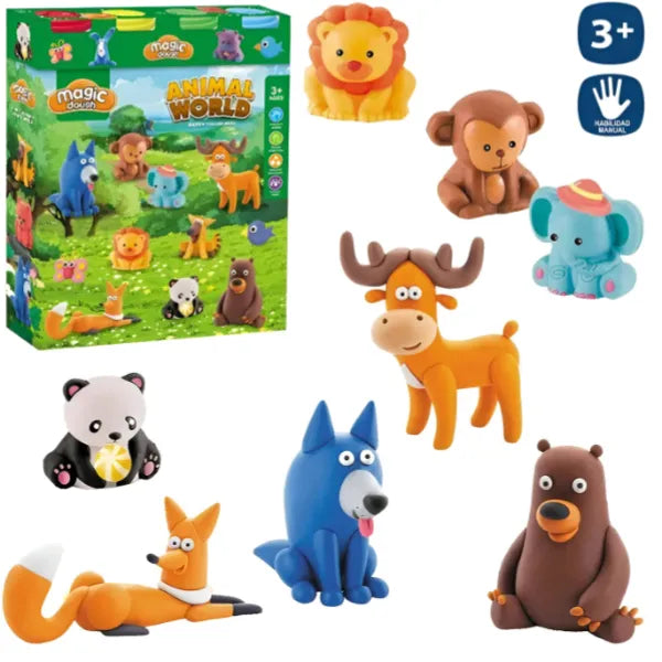 Jungle Animal World Dough Set (DGWD178)