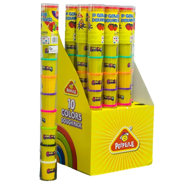 Peipeile Clay&Dough For Kids- Pack Of 10 Colors-Assorted