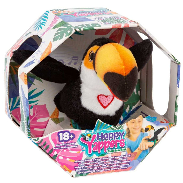Happy Yappers Toucan Plush Doll – Interactive