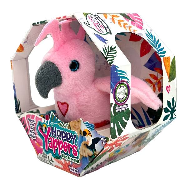 Happy Yappers Cockatoo – Interactive Talking & Singing Plush Bird Toy For Kids