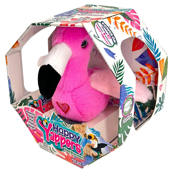 Happy Yappers Flamingo – Interactive Talking & Singing Plush Toy For Kids
