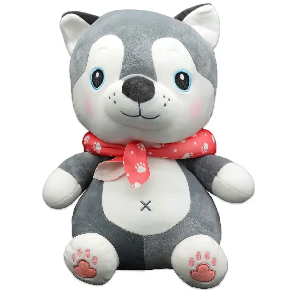 Cuddles Marshmallow Husky Plush Doll