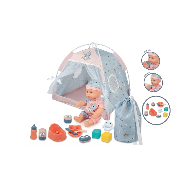 12-Inch Doll With Dinosaur Tent & Accessories Age 3+ alternate