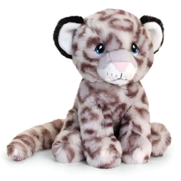 Keel Toys Keeleco Snow Leopard  Plush Doll Toy For Kids 18 CM