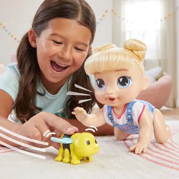Hasbro Baby Alive Crawl ’n Play Harper Hugs Doll – Interactive Toy alternate