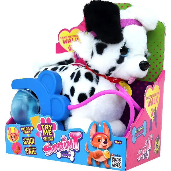 Eolo Sprint Puppy – Interactive Pull-Along Plush Toy with Sounds for Kids