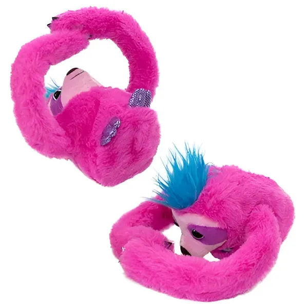 Eolo Party Pets Slowy the Sloth – Interactive Electronic Plush Toy (Pink) alternate