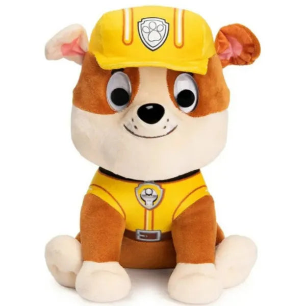 Paw Patrol Rubble in Signature Construction Uniform Soft Plush Doll Toy For Kids