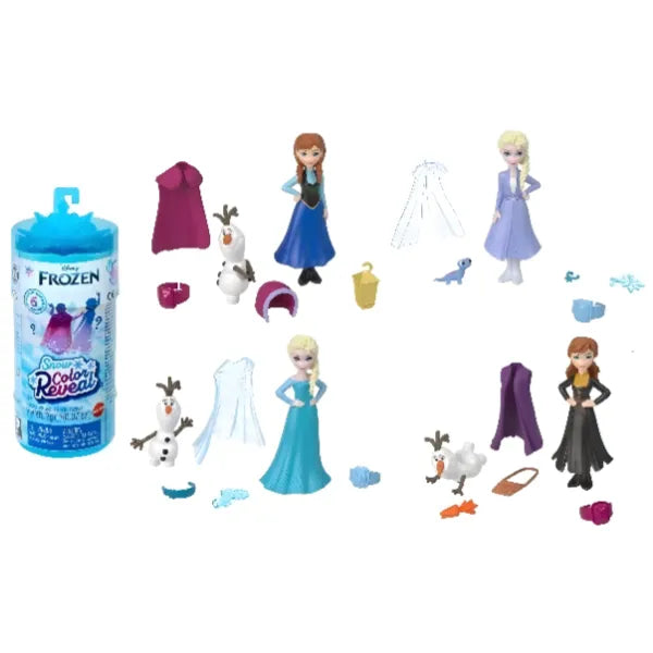 Disney Frozen Snow Color Reveal Small Doll & Accessories