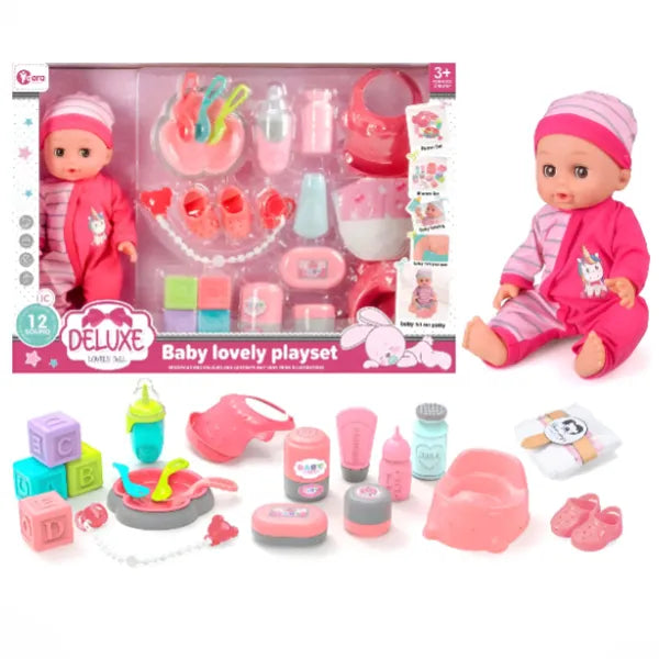 Baby Lovely Cute Doll Playset