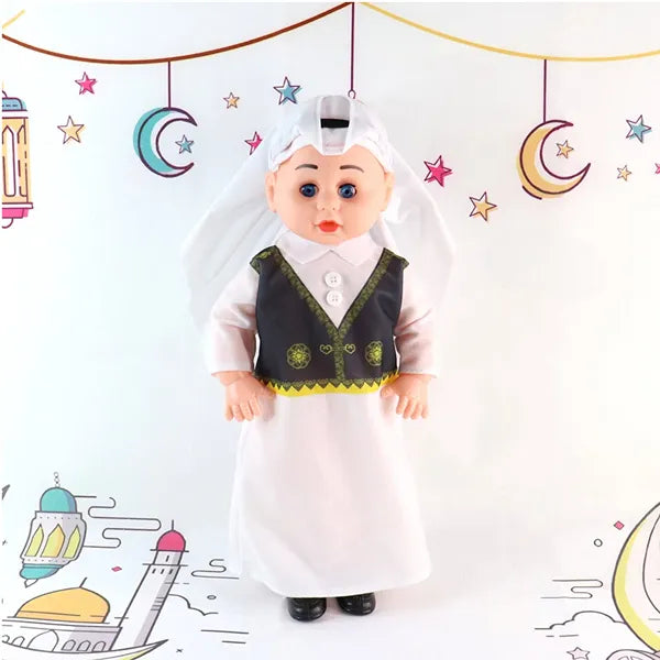 Traditional Qatari Boy Doll with Music – Garangao Gift Toy (DLRS190) alternate