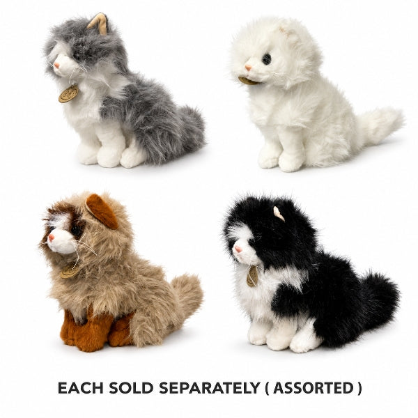 Soft Sound Cat Plush Toy Assorted, 23 Cm Soft Cuddly Animal Toy