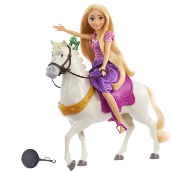 Disney Princess Rapunzel & Maximus Fashion Doll Collectibles Set For Girls alternate