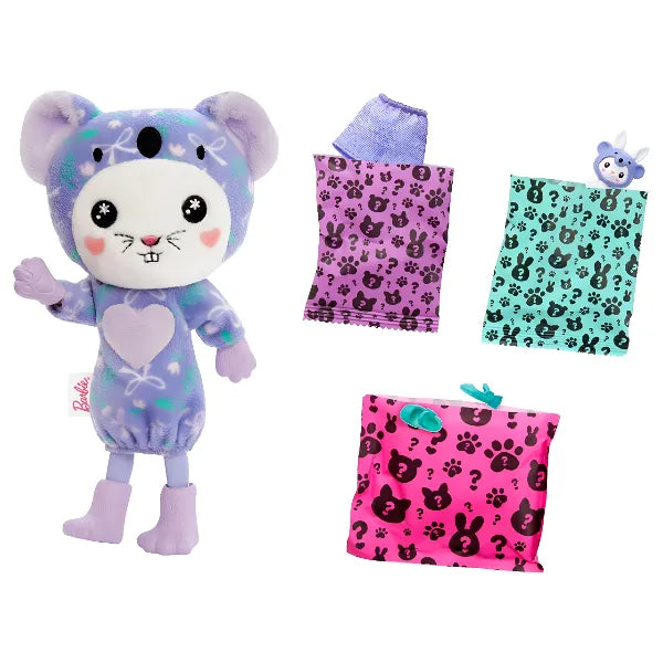 Barbie Chelsea Cutie Reveal – Bunny & Koala Costume Doll from the Cuties Series-(DLSC163) alternate