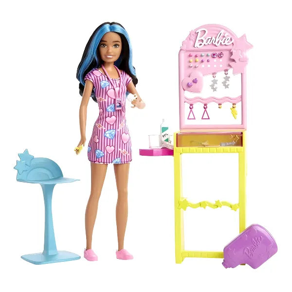 Barbie Skipper Doll – Piercing Tool Playset with Ear-Piercer Set for Styling Fun-(DLSC168) alternate