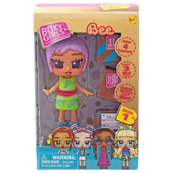 Boxy Girls Mini Bee – Cute Collectible Doll with Surprise Box (DLSC185)