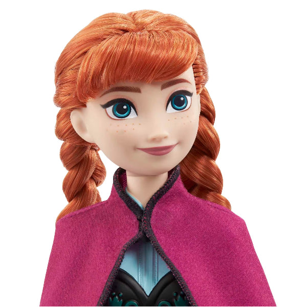 Disney Frozen Anna Fashion Doll With Signature Travel Outfit, Cape & Accessories For Kids alternate