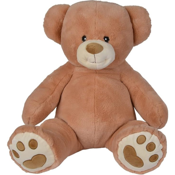 Nicotoy Recycled Teddy Bear Plush 66Cm – Large Soft Brown Stuffed Toy