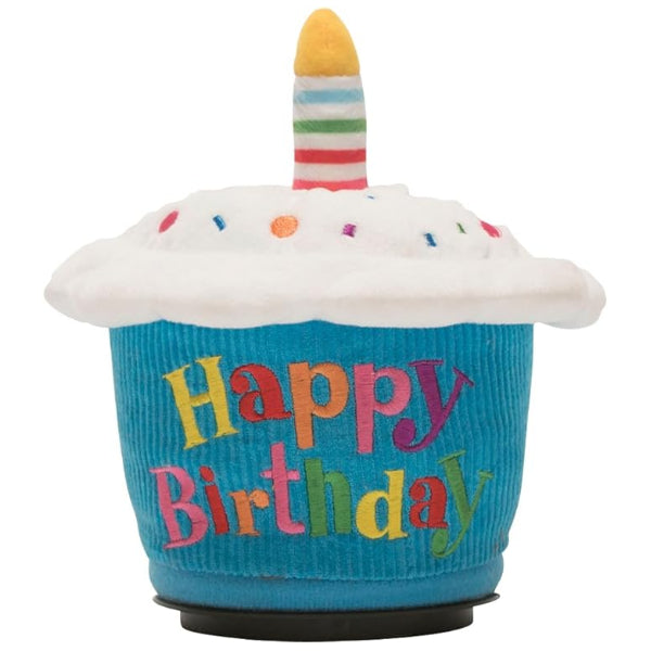Cuddle Barn Musical Cupcake Spinner – Light-Up Plush Birthday Toy