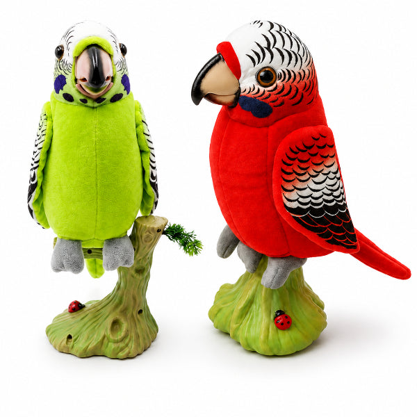 Talking Parrot Musical Plush Toy – Assorted Colour