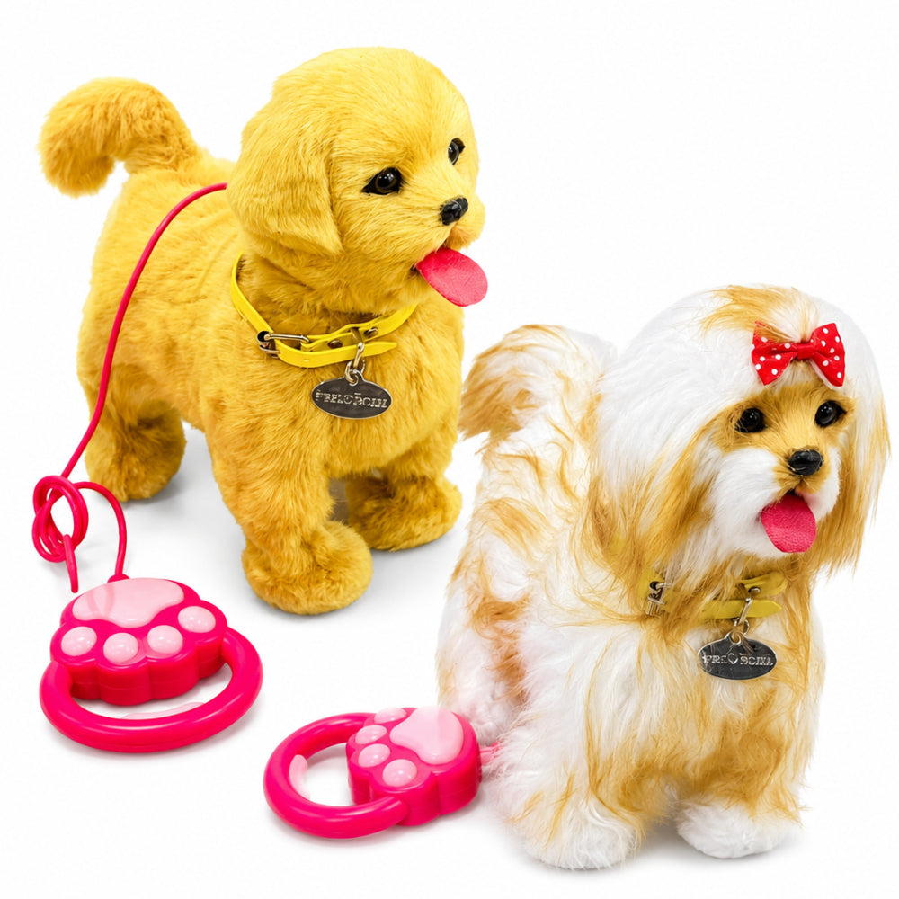 Remote-Control Walking Plush Dog Toy – (Assorted 1 Piece Only)