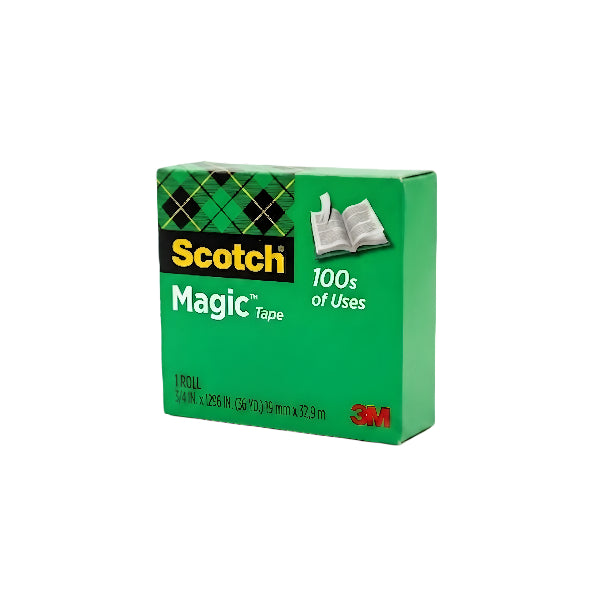 Scotch Magic Tape 810 – 19Mm X 32.9M Invisible Matte Finish Tape