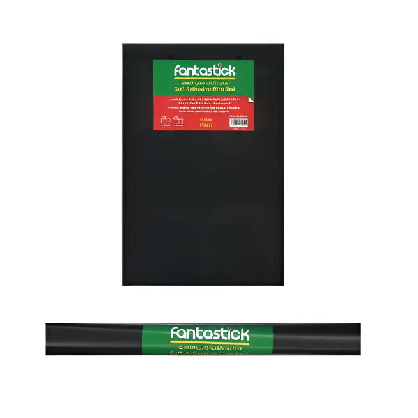 Fantastick Self-Adhesive Film Roll – Black, 5 Yards