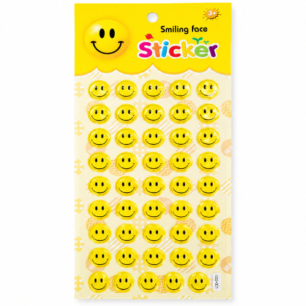Smile Face Sticker Sheet