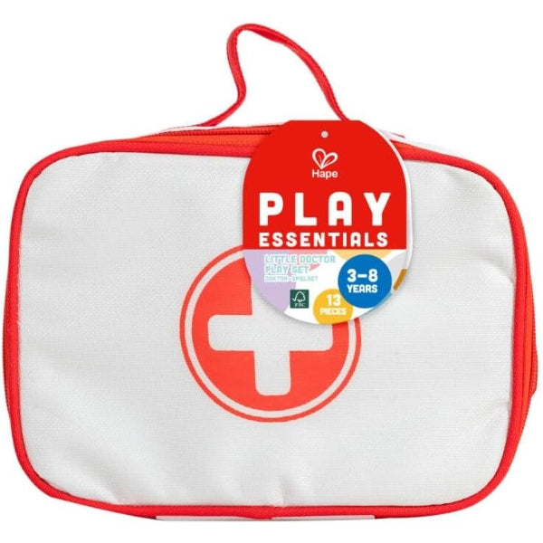 Hape Little Doctor Pretend Play Set with Carry Bag & Wooden Medical Accessories