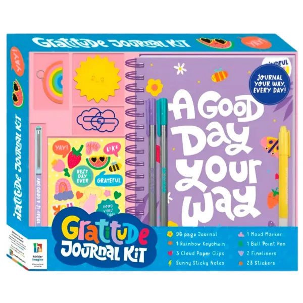 Hinkler Mindful Me Gratitude Journal Kit For Kids-Gift Book